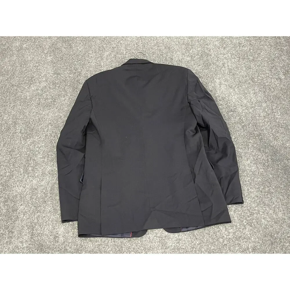 GIORGIO COSANI Suit Jacket Mens 42 L Wool Blue Sport Coat Navy N77